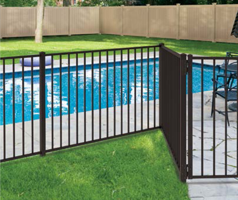 Aluminum Fence- Pool Code Fence - Black Fence